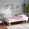 Baxton Studio Muriel White Finished Wood Expandable Twin Size to King Size Daybed 167-10740 - alternate 5